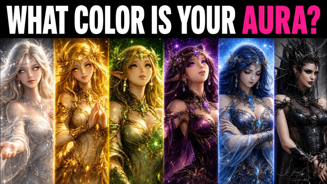 WHAT COLOR IS YOUR AURA? ✨ Aesthetic Personality Test | Magic Quiz