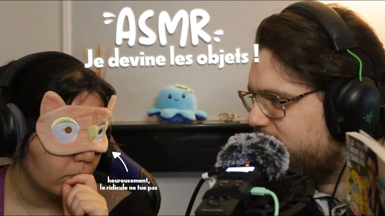 ASMR | Je devine les triggers ! (ft. mon copain) ♥