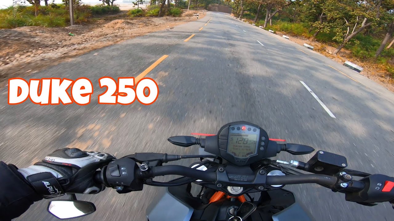 DUKE 250 RAW RIDE MADHAN BHANDARI HIGHWAY 😍👌🏻