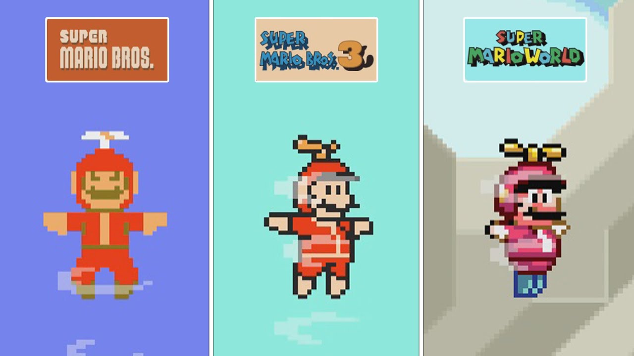 What If We Had a Propeller Mushroom in All Styles? - Mario Multiverse