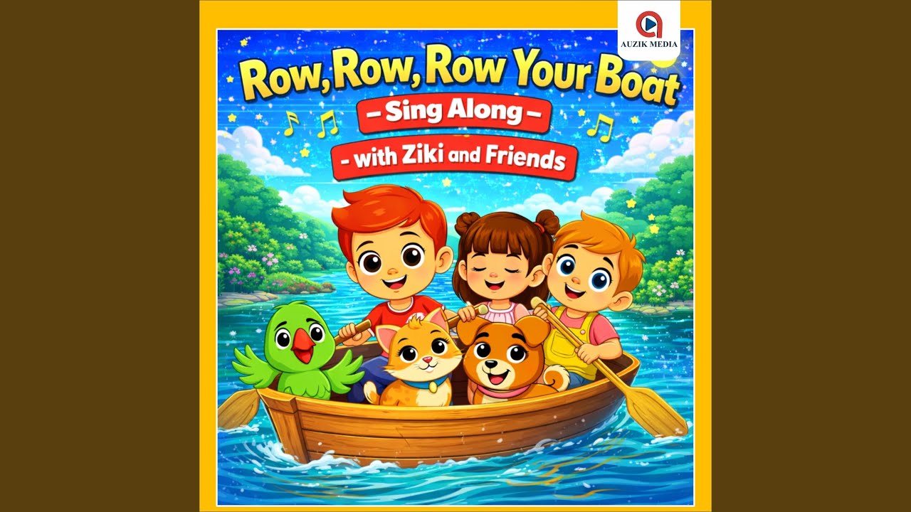 Row, Row, Row Your Boat Sing Along with Ziki and Friends