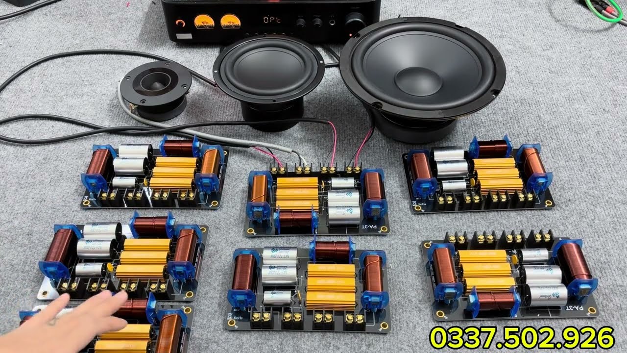 Loa chưa Hay thử ngay mạch phân tần 3 đường tiếng PA-3T bản EU