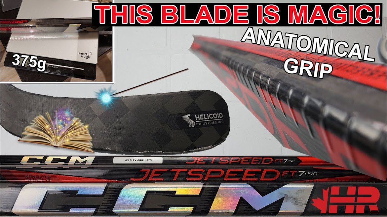This blade is magic with puck feel! CCM Jetspeed FT7 Pro hockey stick review