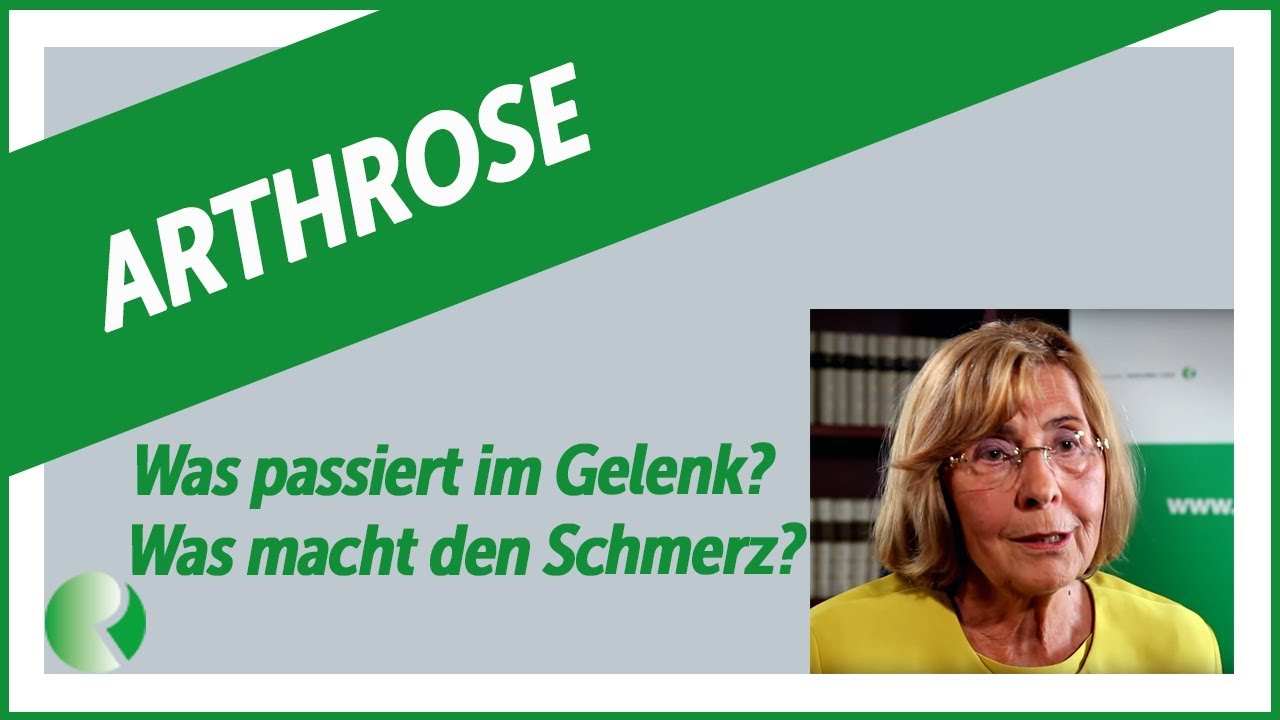 🔍Arthrose: was passiert im Gelenk und was macht den Schmerz? Prof. Dr. Gromica-Ihle / Rheuma-Liga