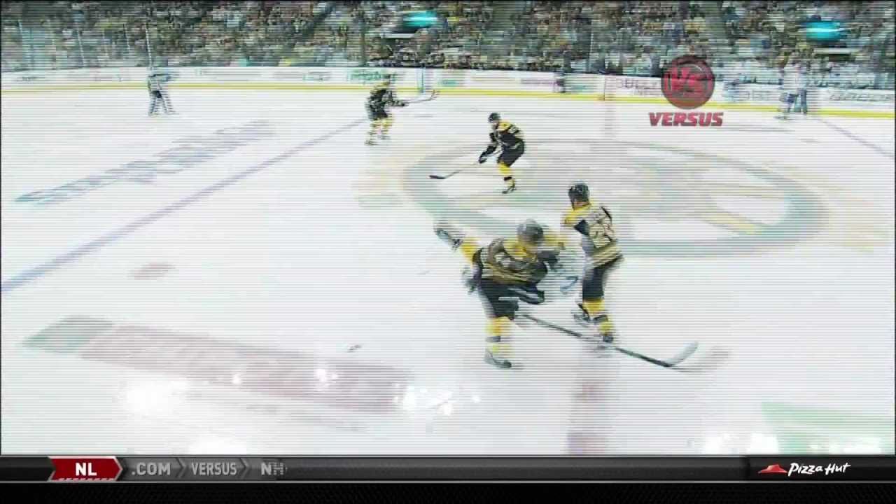 Dennis Seidenberg drills Martin St. Louis in Game 7 5/27/11
