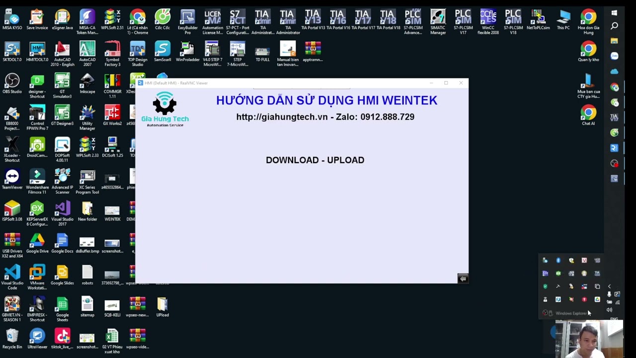 HMI Weintek - Bài 2: Download/Upload Project