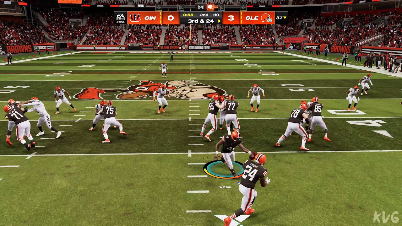 Madden NFL 24 - Cincinnati Bengals vs Cleveland Browns - Gameplay (PS5 UHD) [4K60FPS]