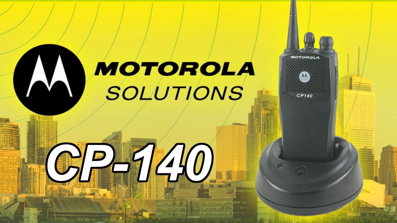 Обзор переносной рации Motorola CP140