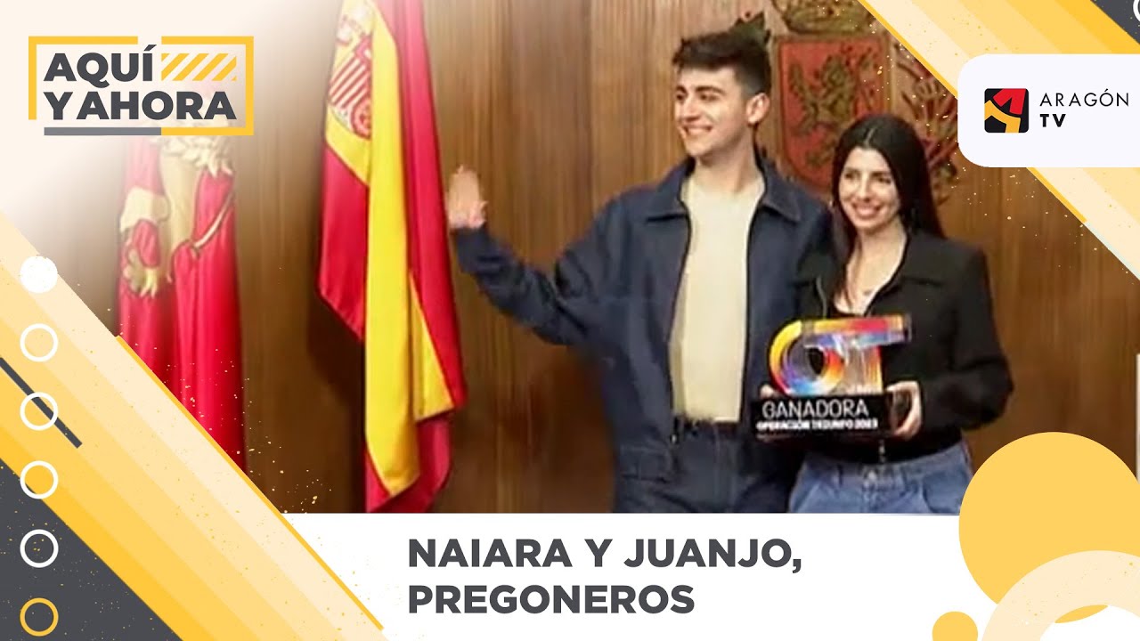Naiara y Juanjo, pregoneros de las Fiestas del Pilar 2024