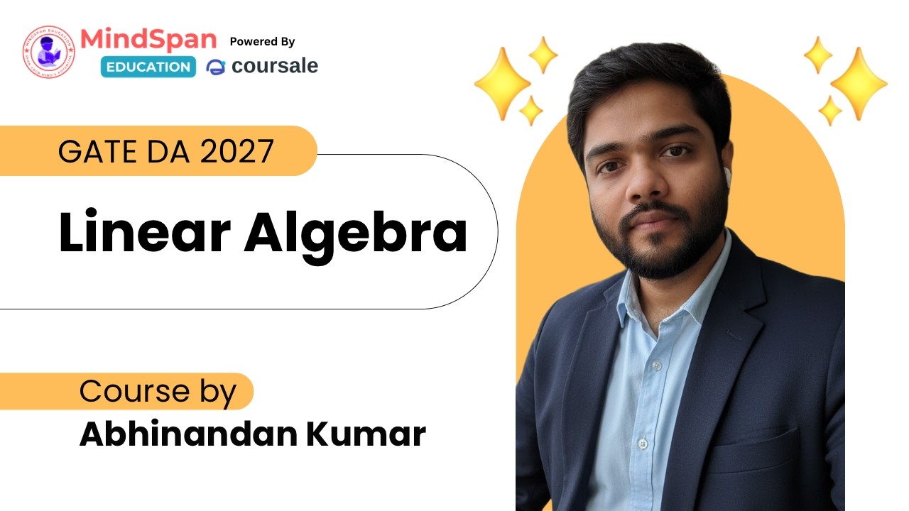 L03 : Vector & Linear Combination [ Practice Problems ] | GATE DA | Abhinandan #mindspaneducation