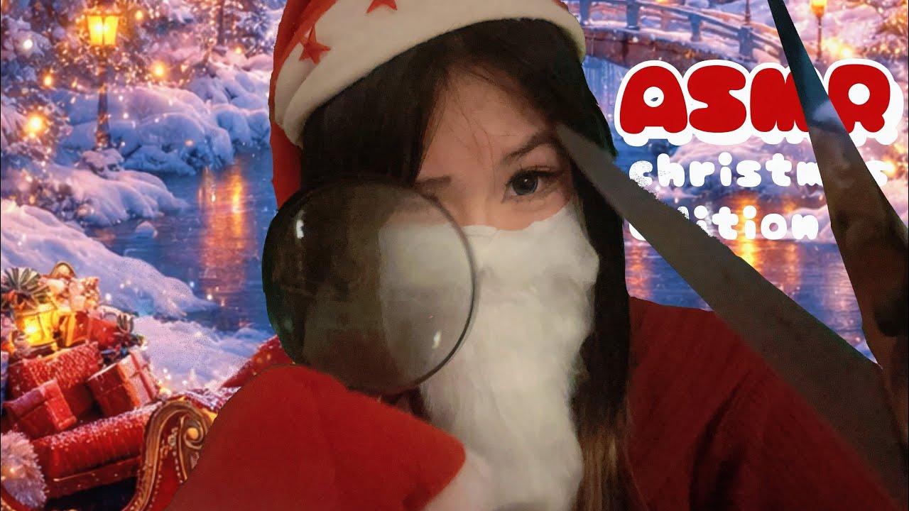 ASMR Santa 🎅🏻 gets you ready as a little helper roleplay | haircut | measuring