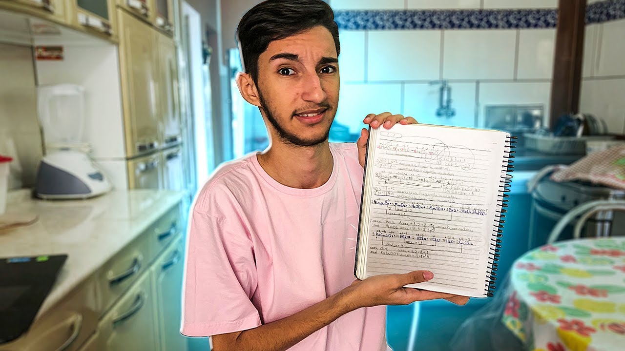 React do Meu Caderno Antigo do Ensino Médio