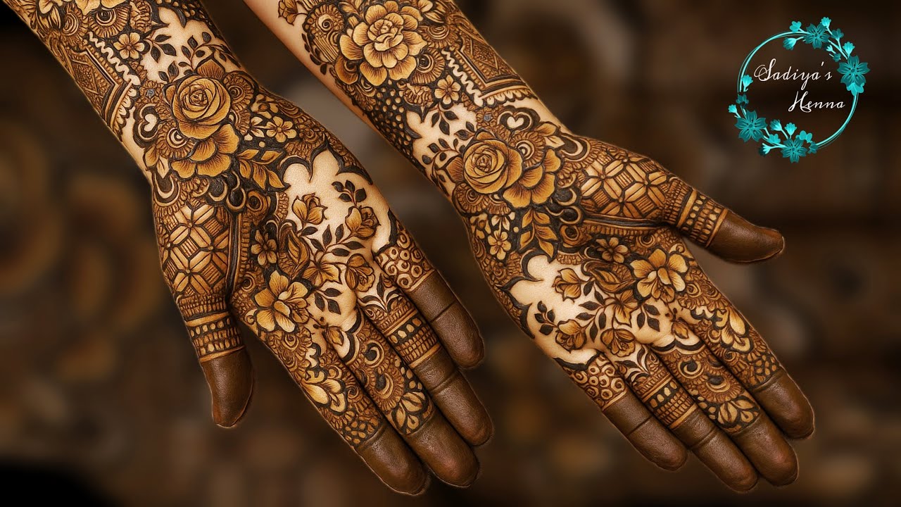 Heavy Full Hand Mehendi Design | Easy And Beautiful Mehendi Design | Semi Bridal Mehndi Design