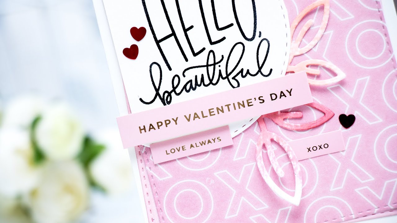Simon Says Stamp February 2016 Card Kit - Hello Beautiful