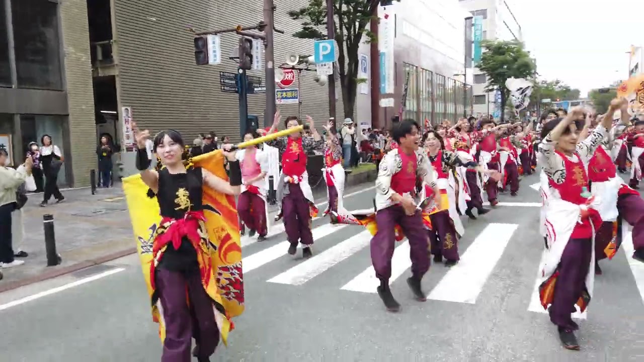 肥後真狗舞〜九州がっ祭〜　第17回黒崎よさこい祭り パレード会場
