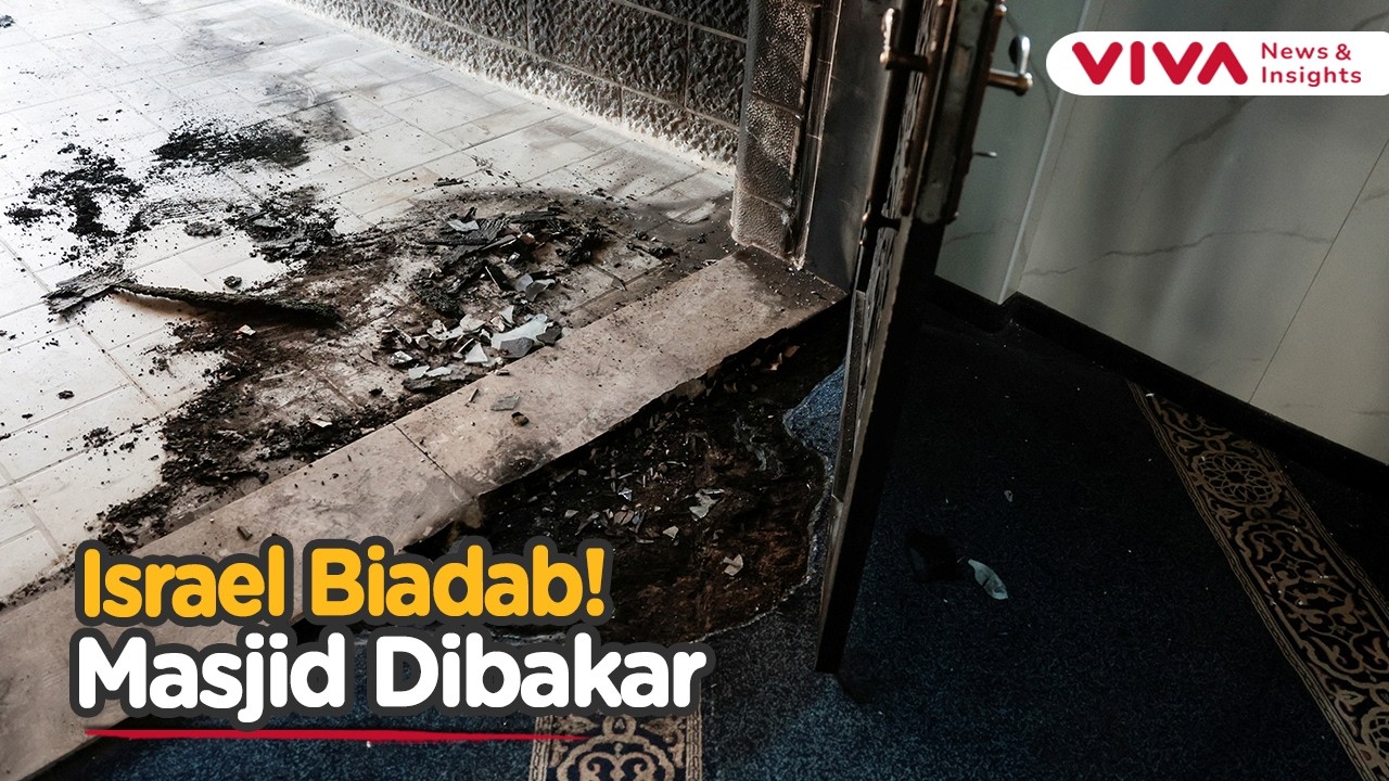 Nabi Muhammad Dihina! Masjid di Gaza Dibakar Pemukim Israel