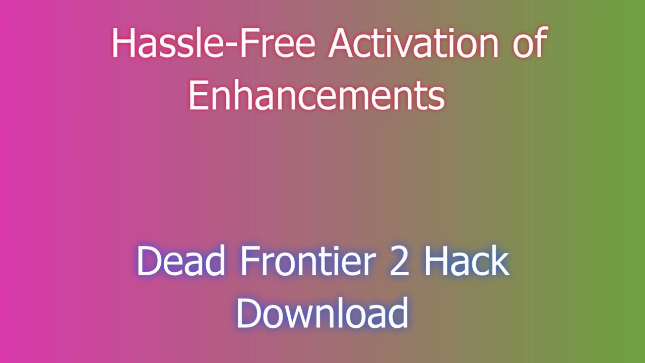 Undetected Dead Frontier 2 CHEAT - Aimbot, ESP, Colorbot Included