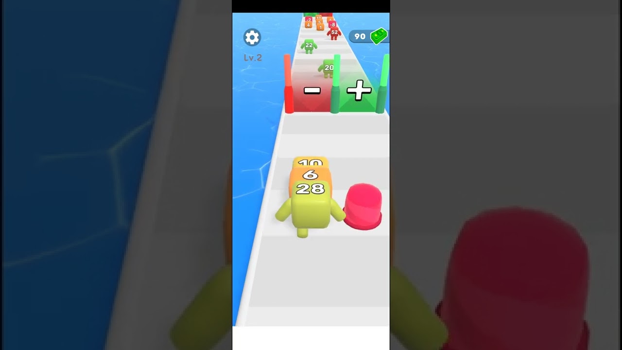 Level Up Numbers - Gameplay (iOS,Android)#shorts