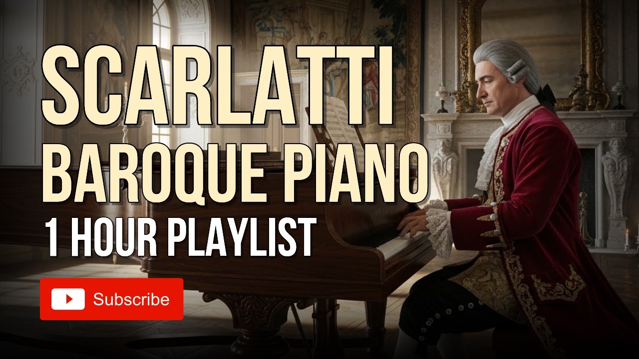 Scarlatti-Baroque Keyboard 29 | Original Sonatas Piano (1HOUR)