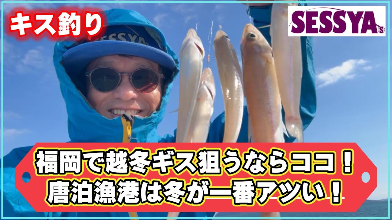 【キス釣り】福岡で越冬ギス狙うならココ！唐泊漁港は冬が一番アツい！