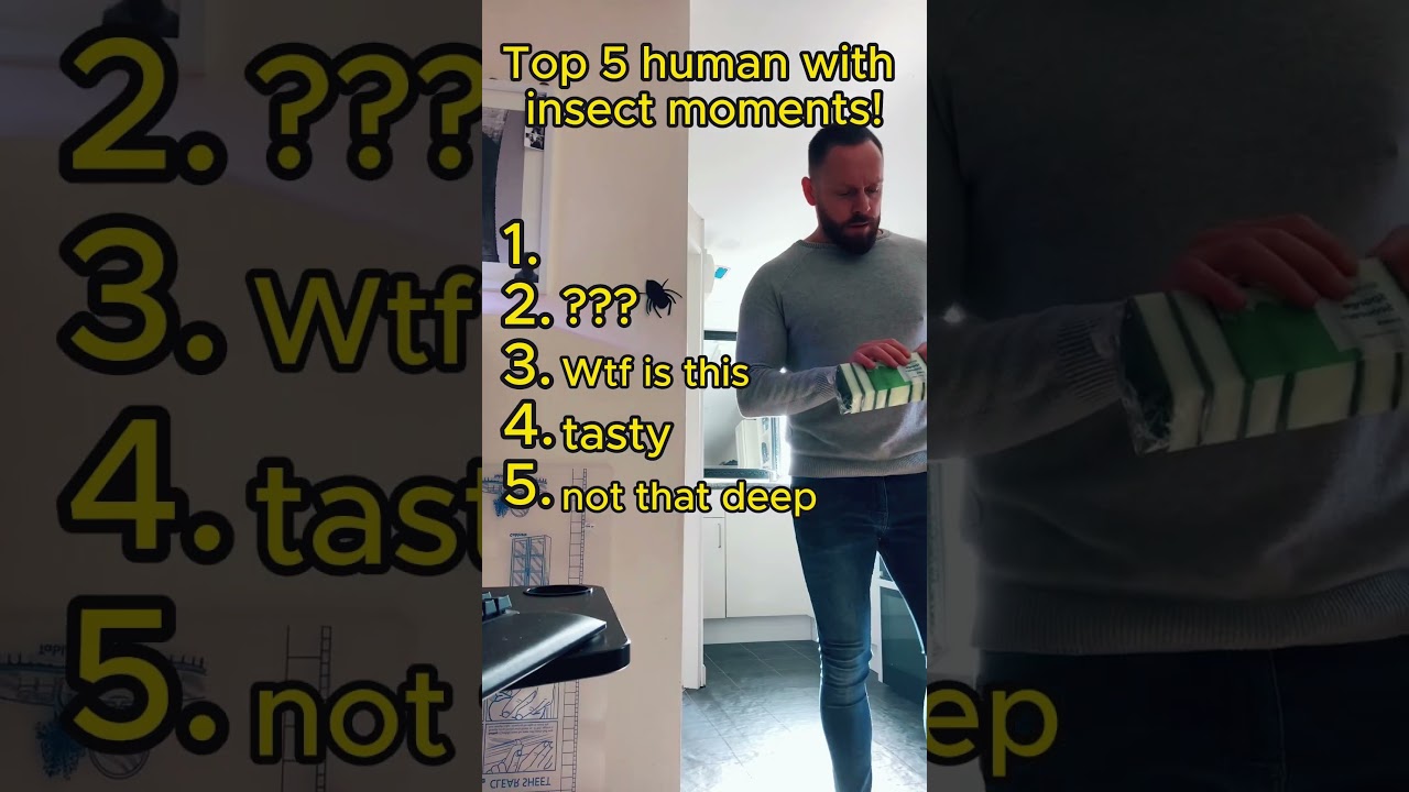 Top 5 human with insect moments!!