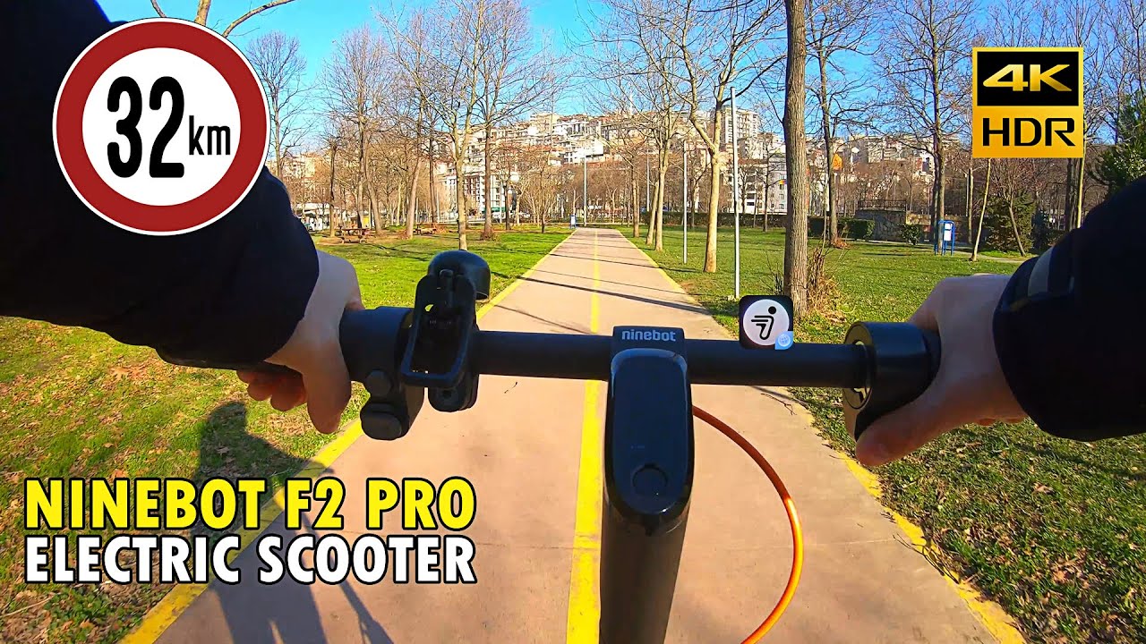 Segway Ninebot F2 Pro Electric Scooter - Istanbul Alibeyköy Ride (Environment Sound Only) 4K