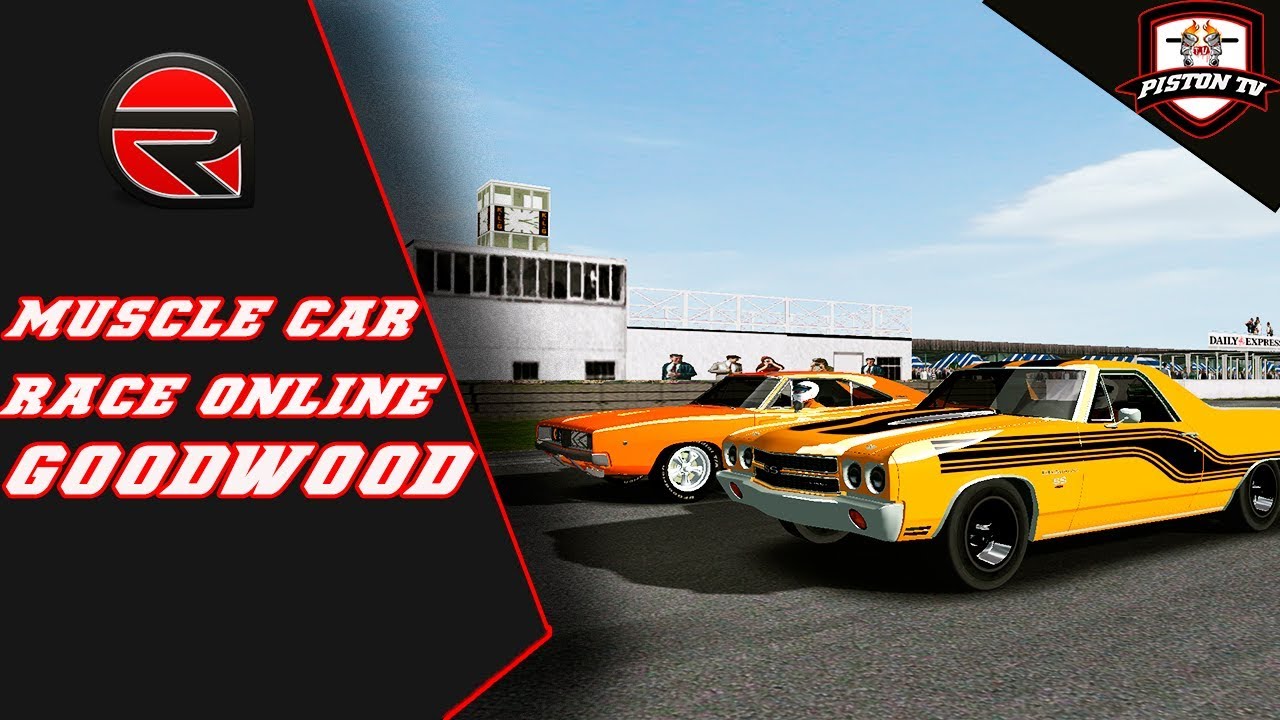 rFactor Muscle Cars / El Camino SS vs General Lee / Goodwood Revival