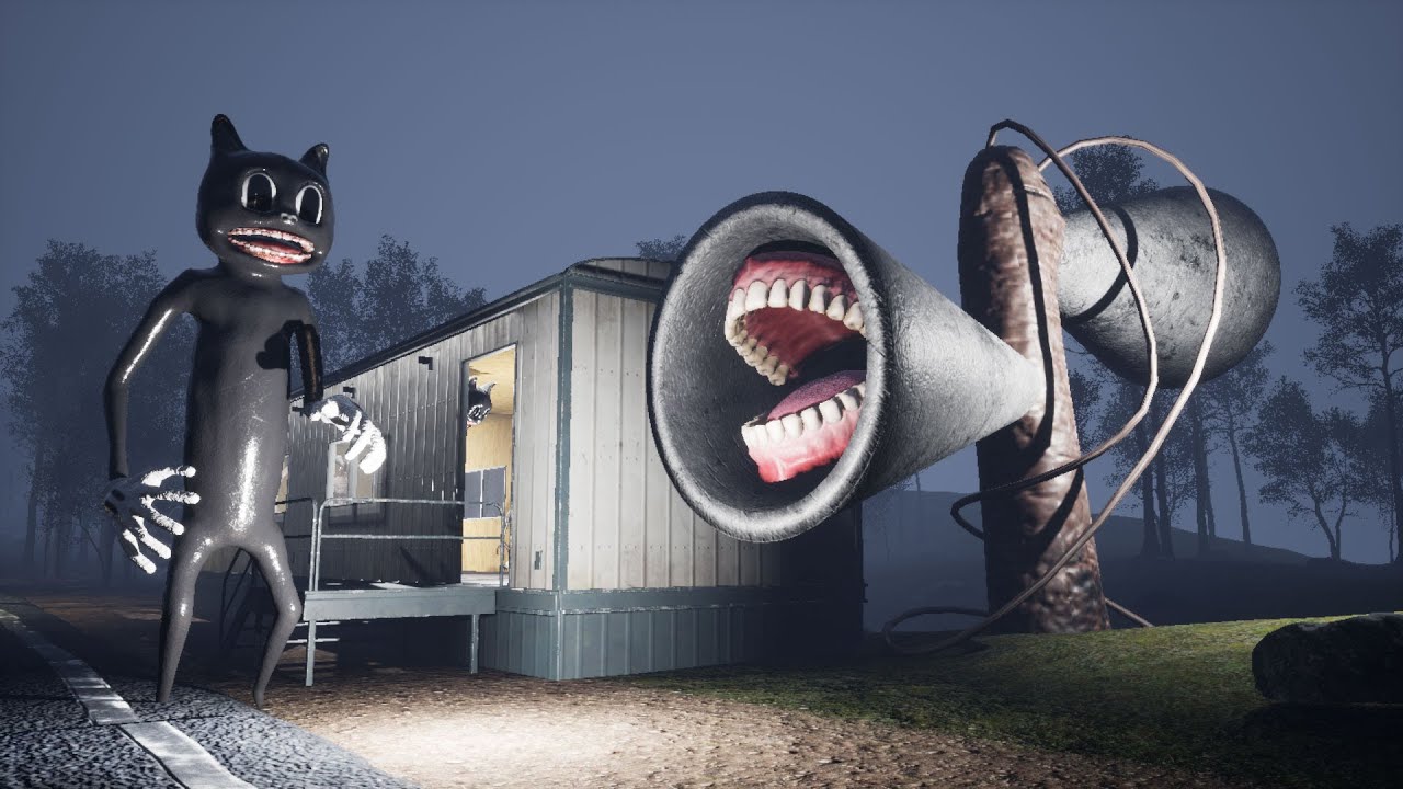 Creepy and Scary Siren Head