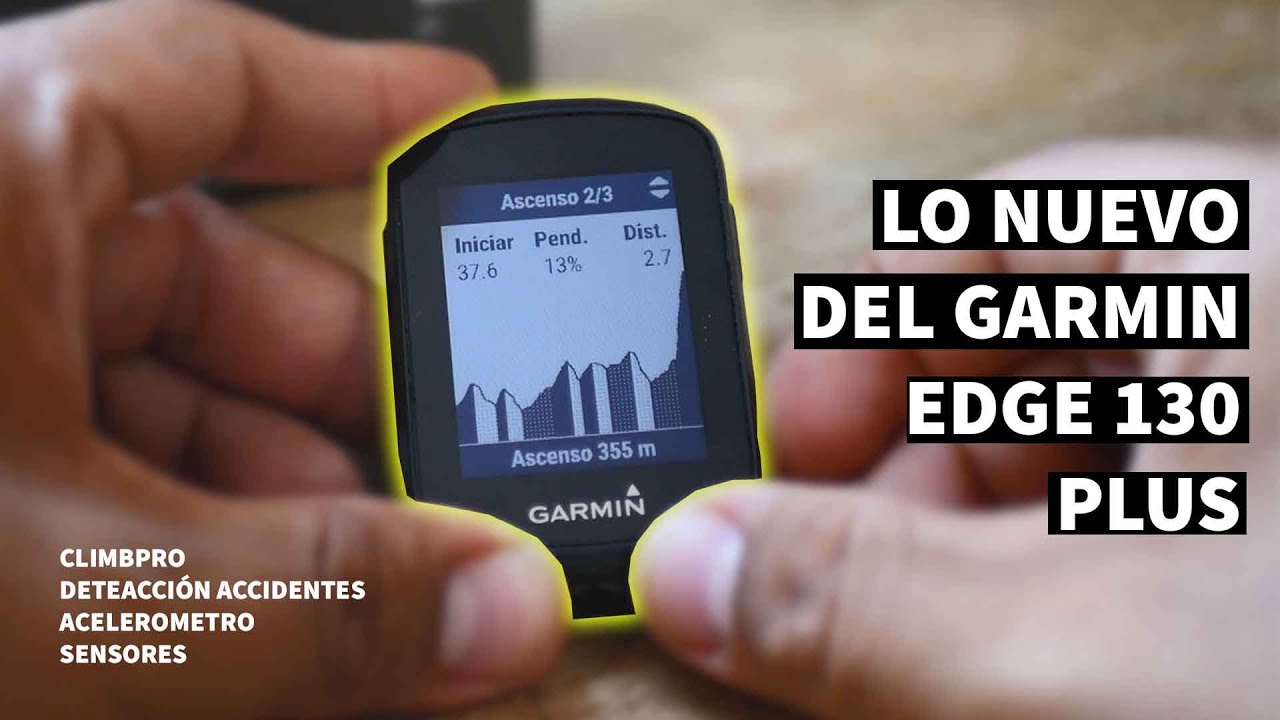 Garmin EDGE 130 Plus Review a fondo 🚴| Climb Pro, Accidentes, Navegación y más