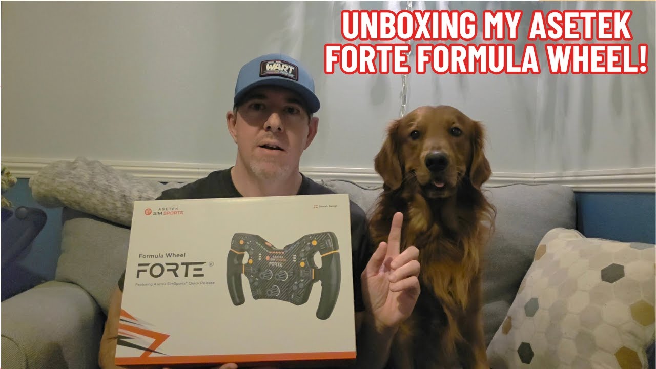 Распаковка колес Asetek SimSports Forte Formula!