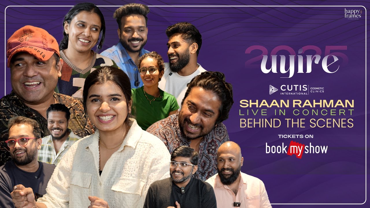 SHAAN  RAHMAN LIVE IN CONCERT 🎶  Vineeth Sreenivasan 🎶 Music  Kochi 🎶 Happy Frames
