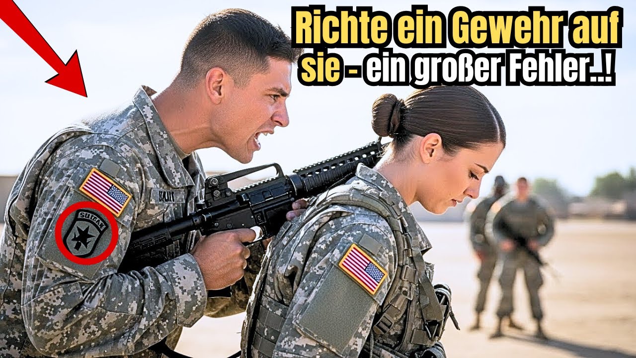 Rekruten zielten ihr ein Gewehr auf den Kopf – dann lernten sie, eine Elite-Veteranin nie zu reizen