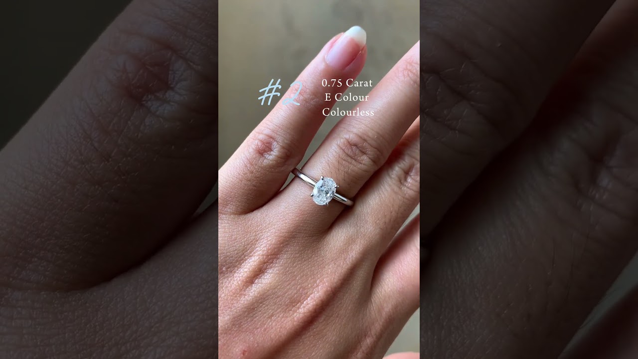 The Colour Grading Difference & Carat Size #diamondring  #engagementring #myring #ring #wedding