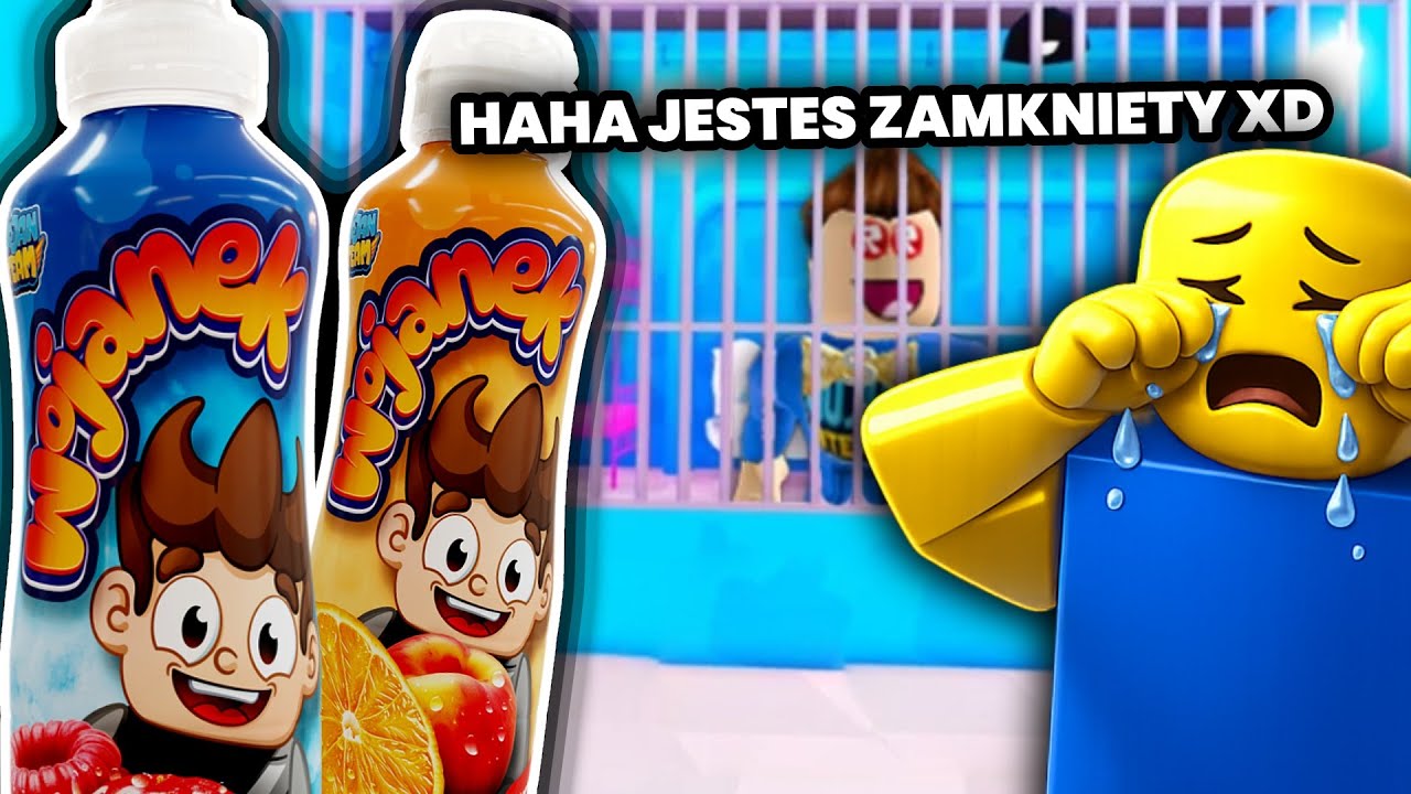 WOJAN zamknął mnie w WOJANKOWYM WIĘZIENIU W ROBLOX! 😭
