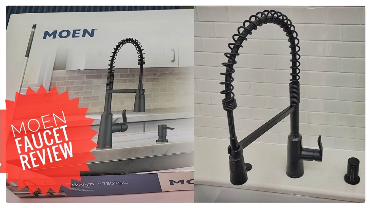 Moen Edwyn 87807BL Kitchen Faucet Review