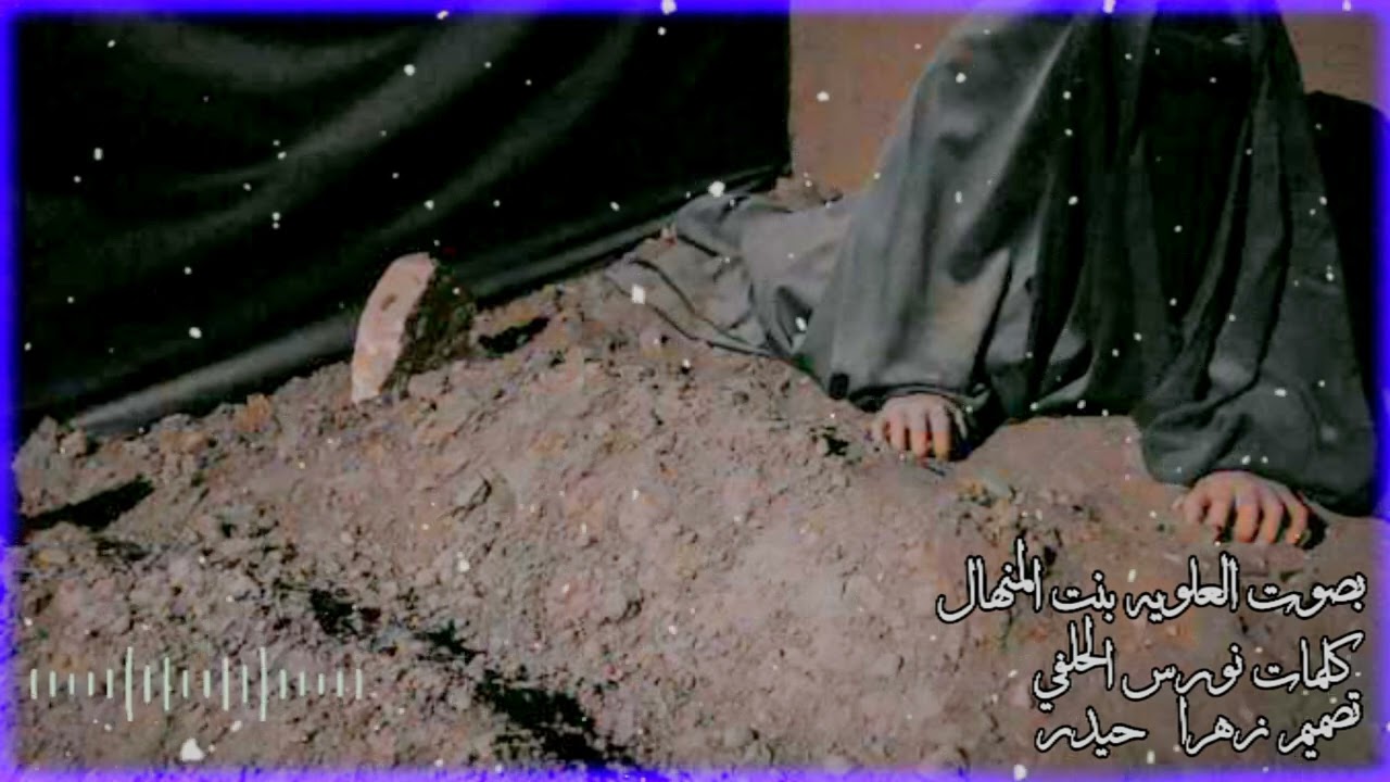 قصيده لسيده الزهراء ع (عليه هموم)بصوت الملأ العلويه بنت المنهال كلمات نورس الحلفي القصيده بالوصف