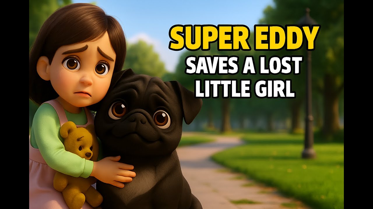 Super Eddy | Brave Pug Saves A Lost Girl
