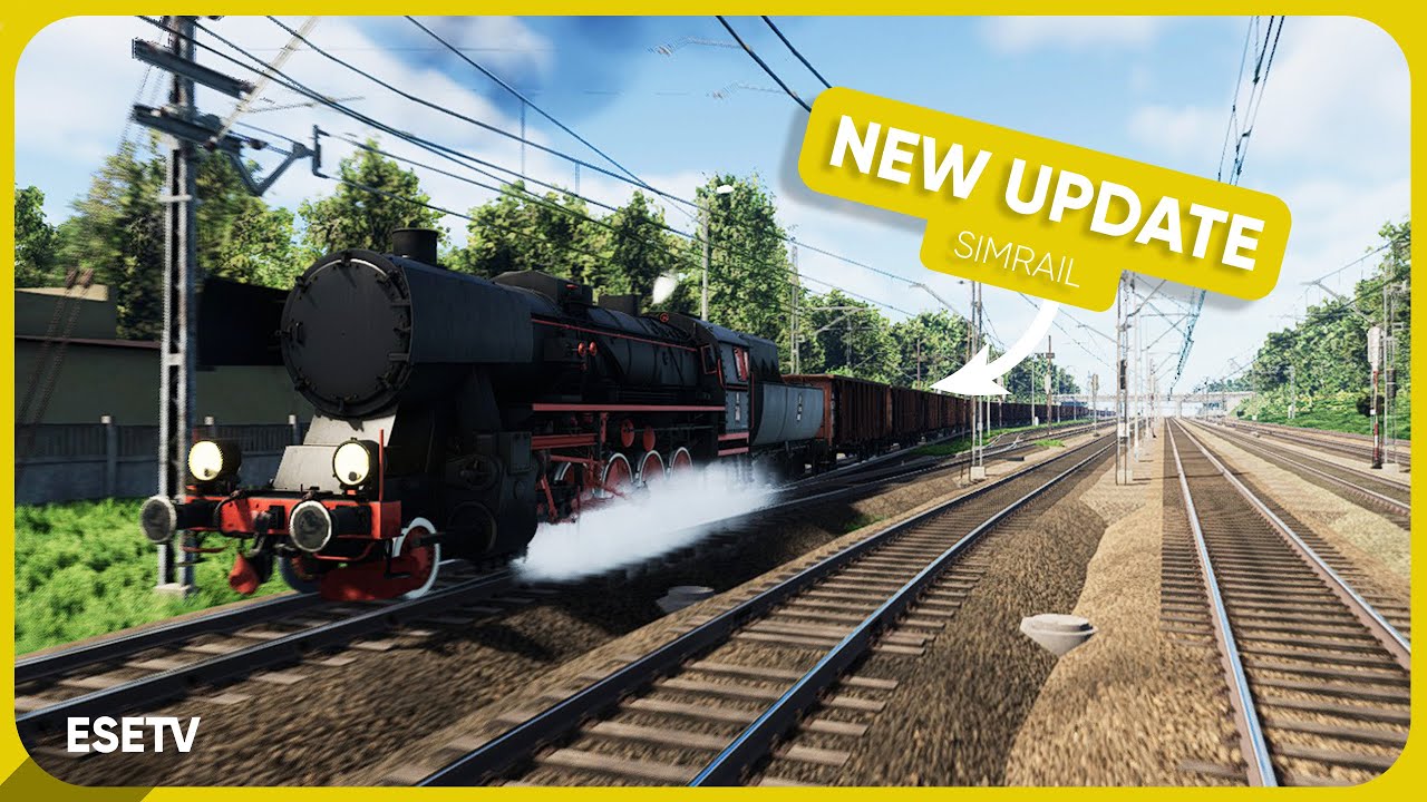 NEW TY2 STEAM LOCOMOTIVE IN SIMRAIL | First Look and Start Up