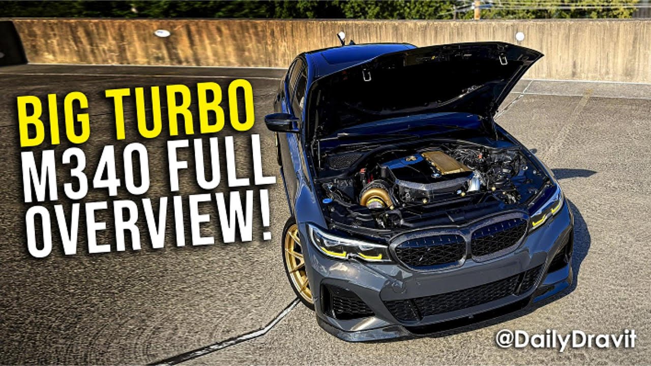 Обзор сборки BMW M340 Big Turbo + POV-снимки! 🚀