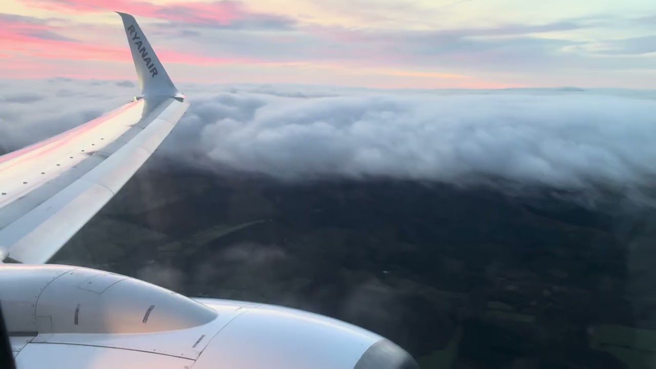 Ryanair B737-800 { Early Morning } Landing in Shannon (SNN) 