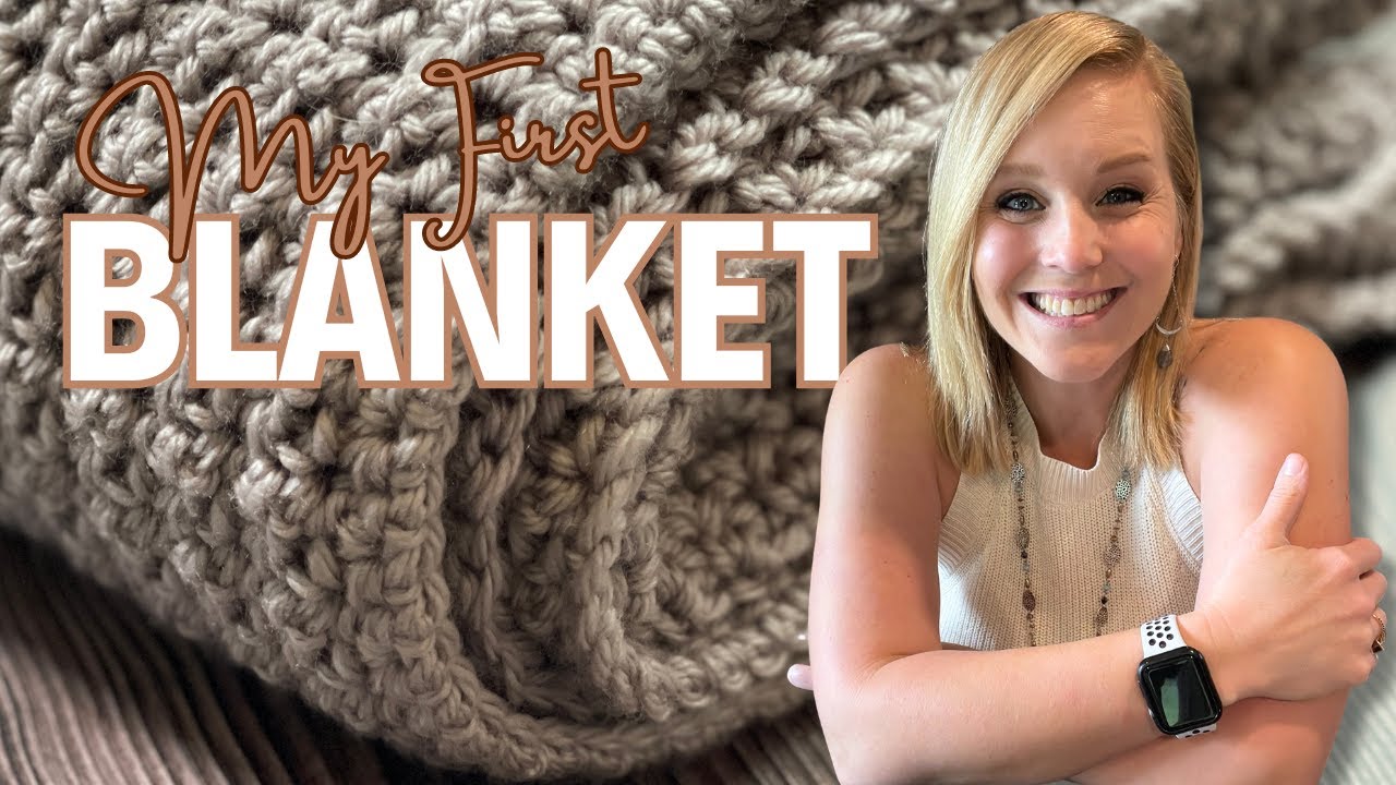 Make Your First Blanket | Beginner Friendly Crochet Blanket Tutorial