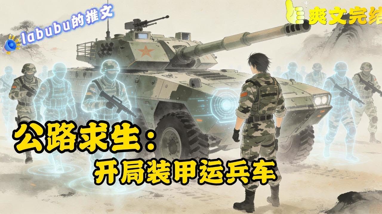 完结【公路求生➕系统➕红警➕种田爆兵】 全民穿越公路求生，叶寒开局抽到战损装甲车，顺便还觉醒最强指挥官系统。召唤士兵，升级车辆，在别人还为了食物水源争夺之时，叶寒已麾下百万士兵…… #网游#升级#系统