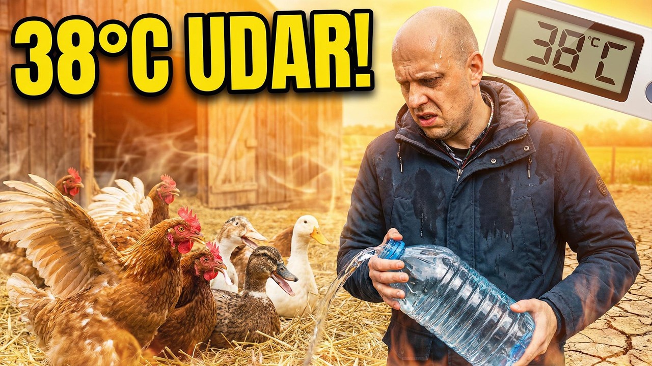 Kury mdleją z gorąca! Mój sposób na UDAR w kurniku