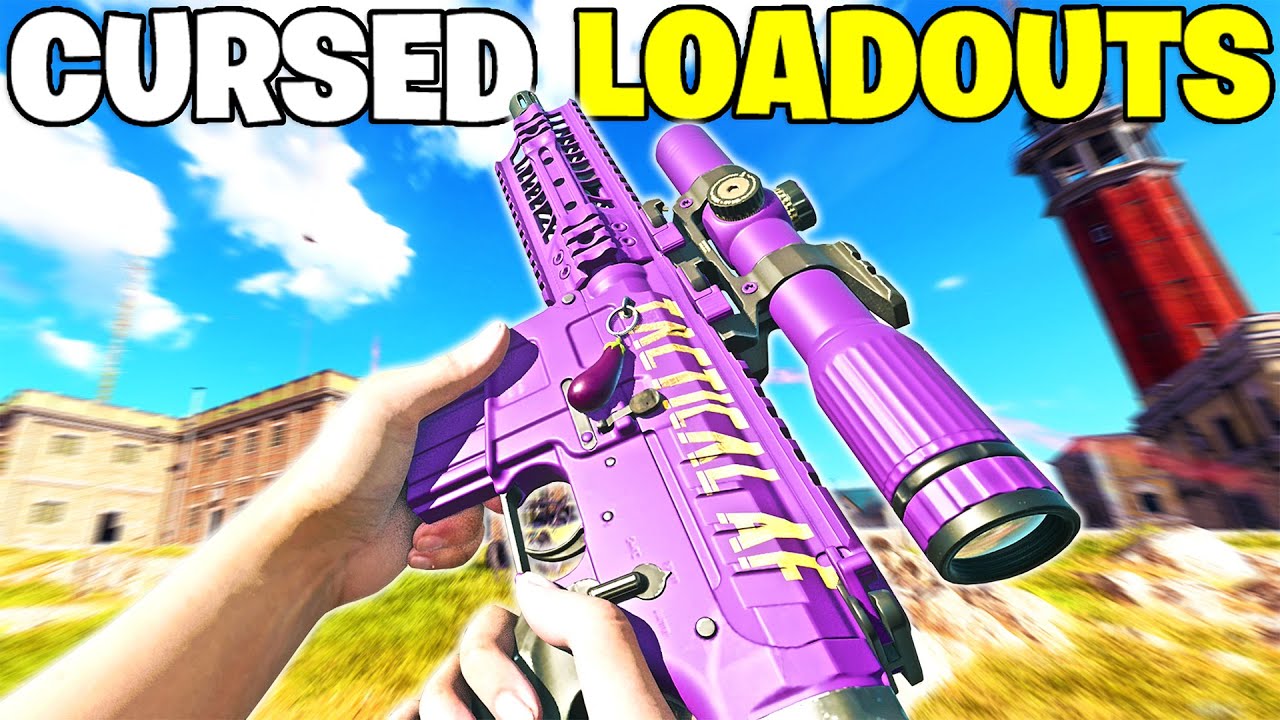 I Won using ONLY the Most CURSED Warzone Loadout EVER... (Rebirth Island)