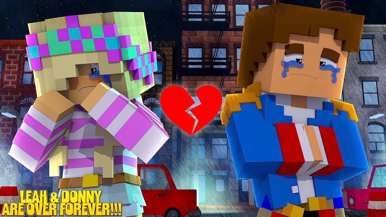 Minecraft LITTLE LEAH & LITTLE DONNY ARE OVER FOREVER!!!