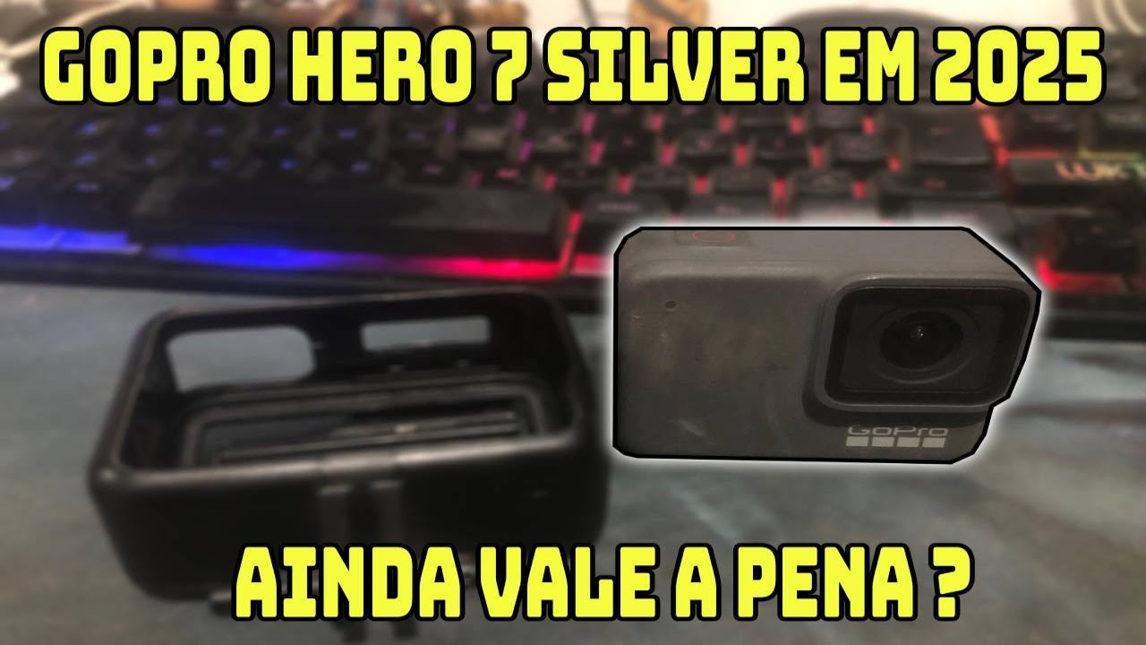 GOPRO HERO 7 SILVER EM 2025 - AINDA VALE A PENA ? #goprohero7silver #gropro #câmeracorporal #camera