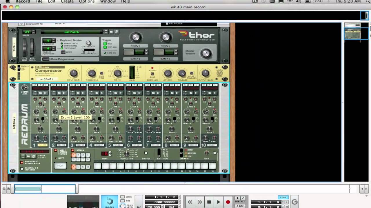 52 Reason / Record Tips - Week 43:  The Side-Chain Compression Effect
