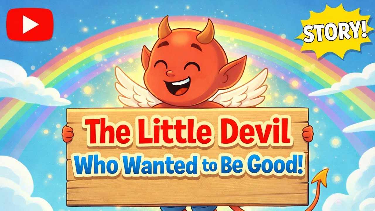 The Little😈Devil👹Who Wanted to Be Good-#kidsstories&rhymes #bedtimestories #youtubekids #moralstory