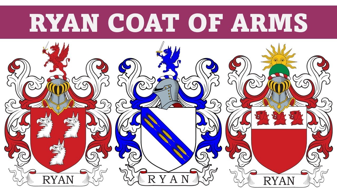Ryan Coat of Arms & Family Crest - Symbols, Bearers, History