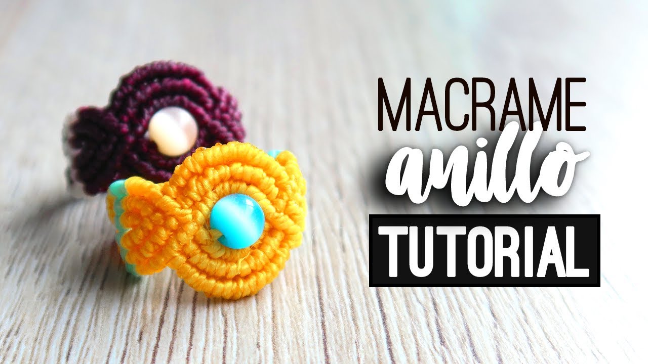 Anillo Bicolor » 💍 tutorial | como hacer anillo de hilo | diy ● Ring #134